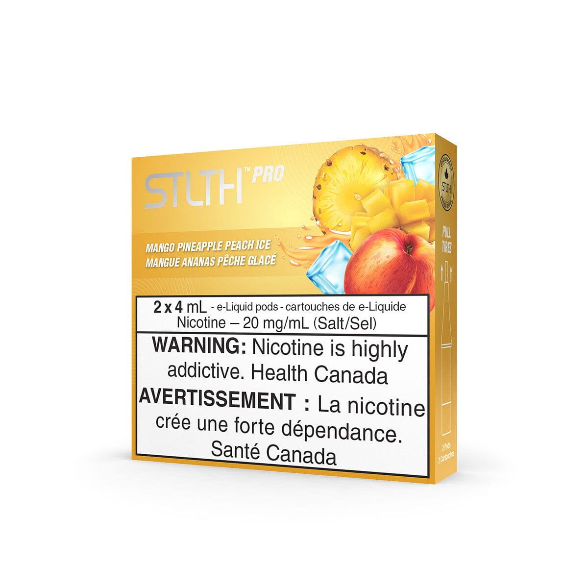 STLTH Pro Mango Pineapple Peach Ice Vape Pods Pre-Filled Pod STLTH
