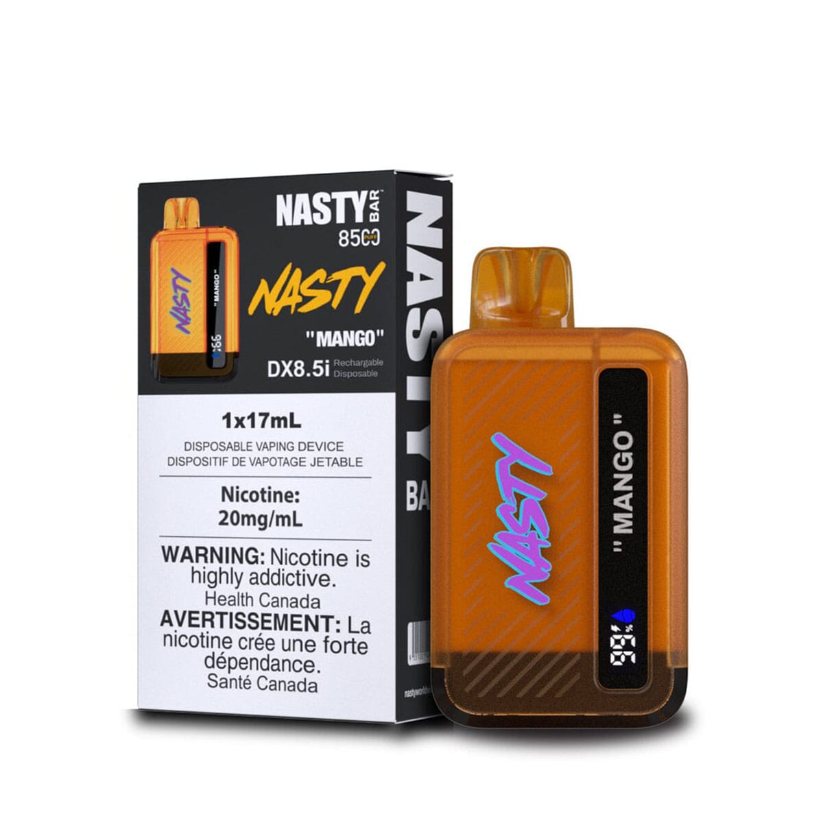 Nasty Bar 8500 Mango Disposable Vape Pen Disposable Nasty