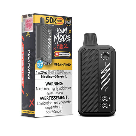 Flavour Beast Beast Mode Max 2 Mega Mango Disposable Vape Disposable Flavour Beast