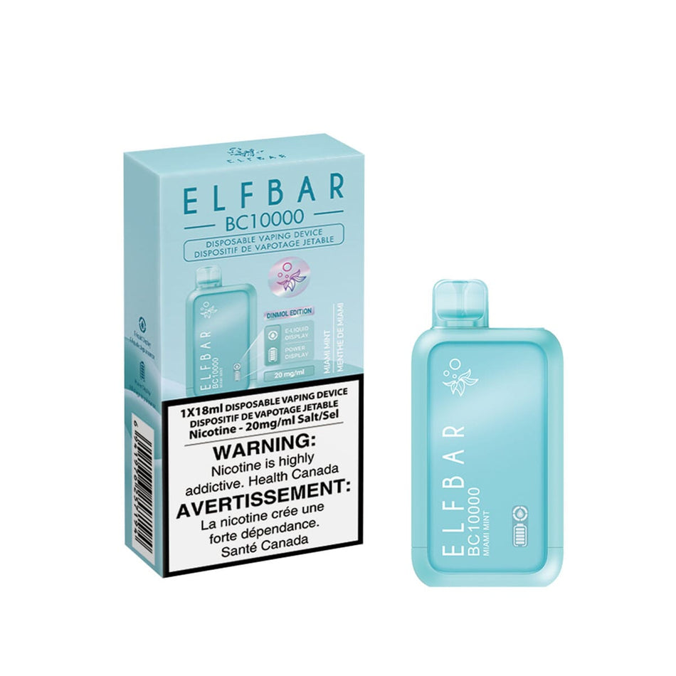 Elf Bar BC10K Miami Mint Disposable Vape Pen Disposable Elf Bar