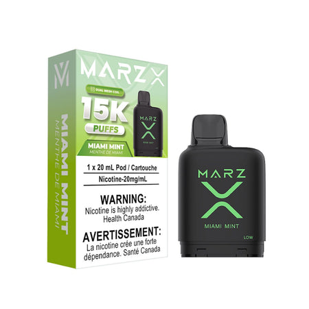 Marz X 15K Miami Mint Disposable Pod Disposable Marz