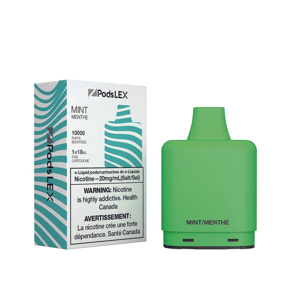 Z Pods LEX Mint Disposable Vape Pod Disposable Z Pods