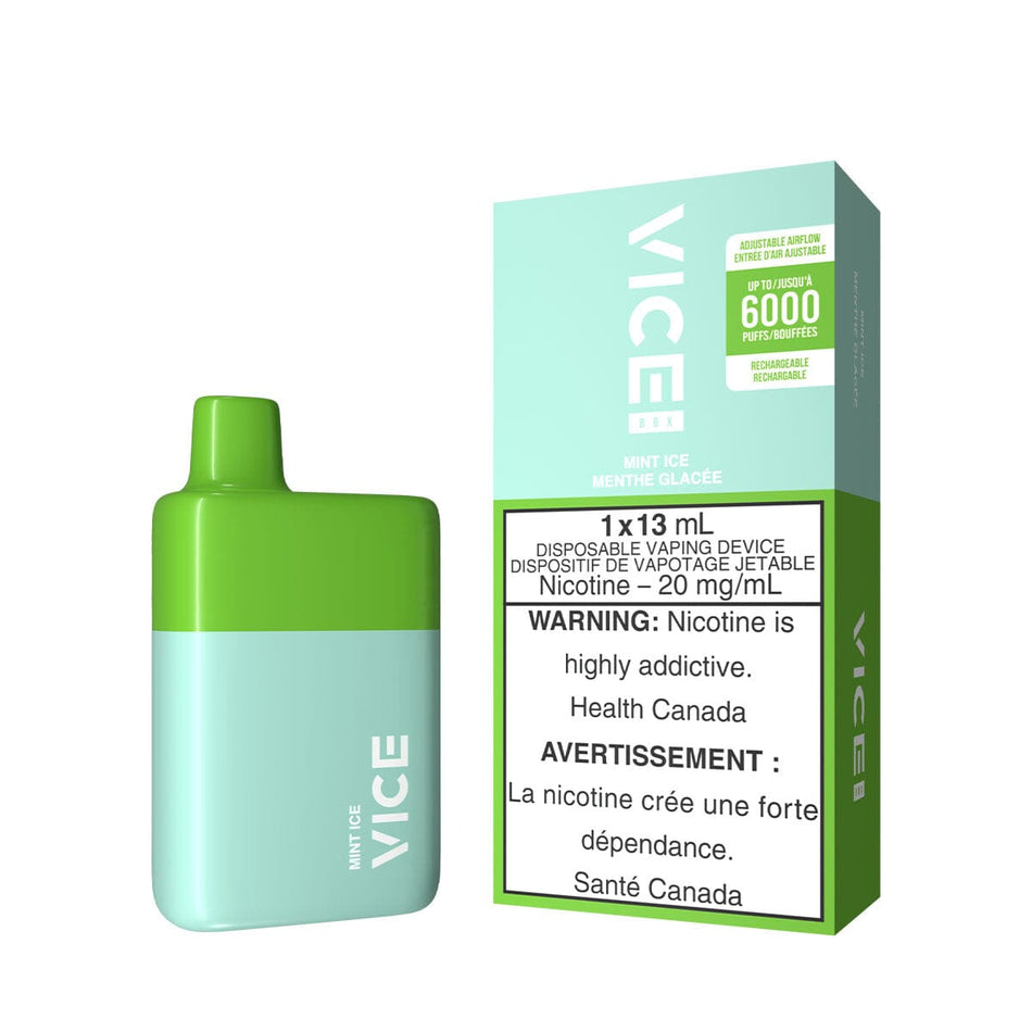 Vice Box Mint Ice Disposable Vape Pen Disposable Vice Box