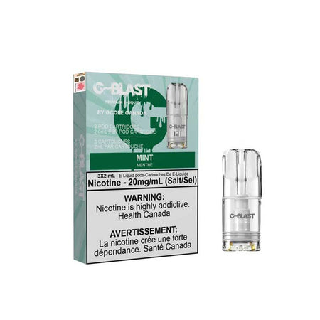 Stlth Compatible G-Blast Mint Vape Pods Pre-filled Pod Gcore