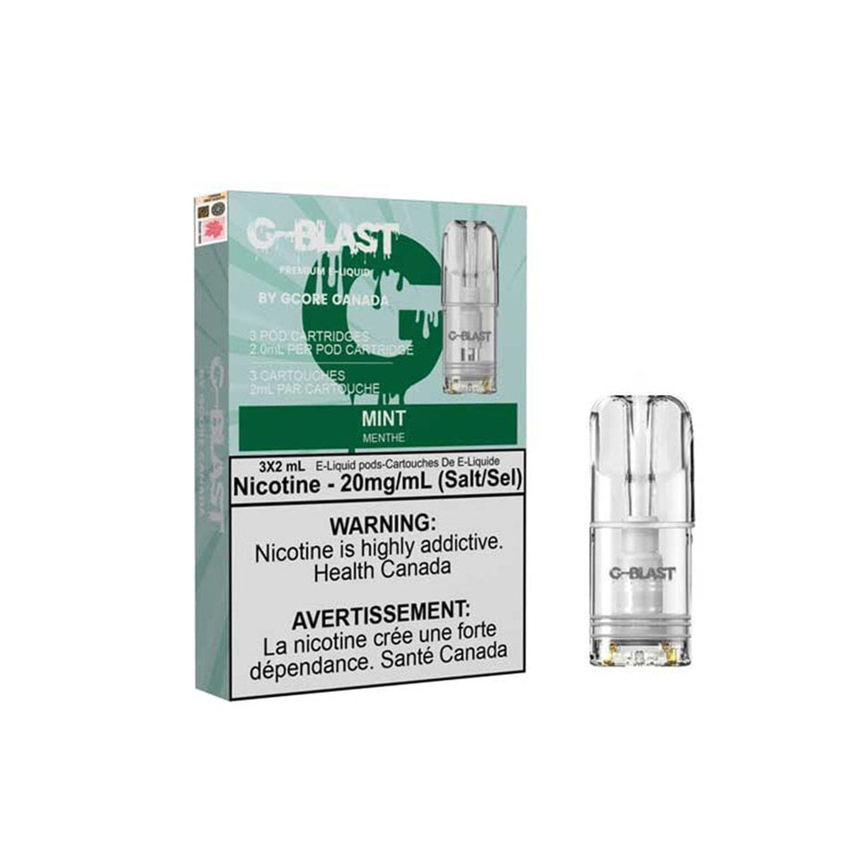 Stlth Compatible G-Blast Mint Vape Pods Pre-filled Pod Gcore