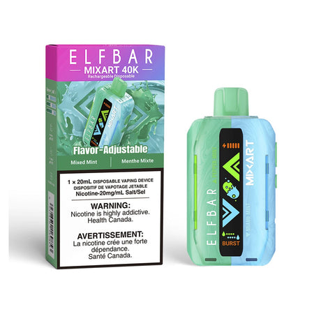 Elf Bar Mixart Mixed Mint Disposable Vape Disposable Elf Bar