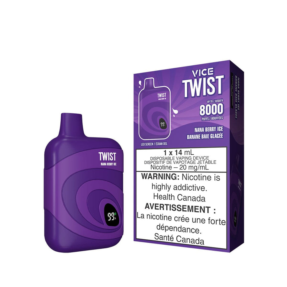 Vice Twist Nana Berry Ice Disposable Vape Pen Disposable Vice