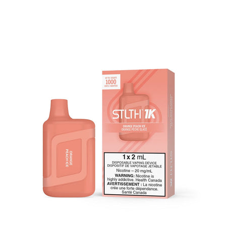 STLTH 1K Orange Peach Ice Disposable Vape Disposable STLTH