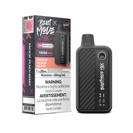 Flavour Beast Beast Mode Max Packin' Peach Berry Disposable Vape Disposable Flavour Beast