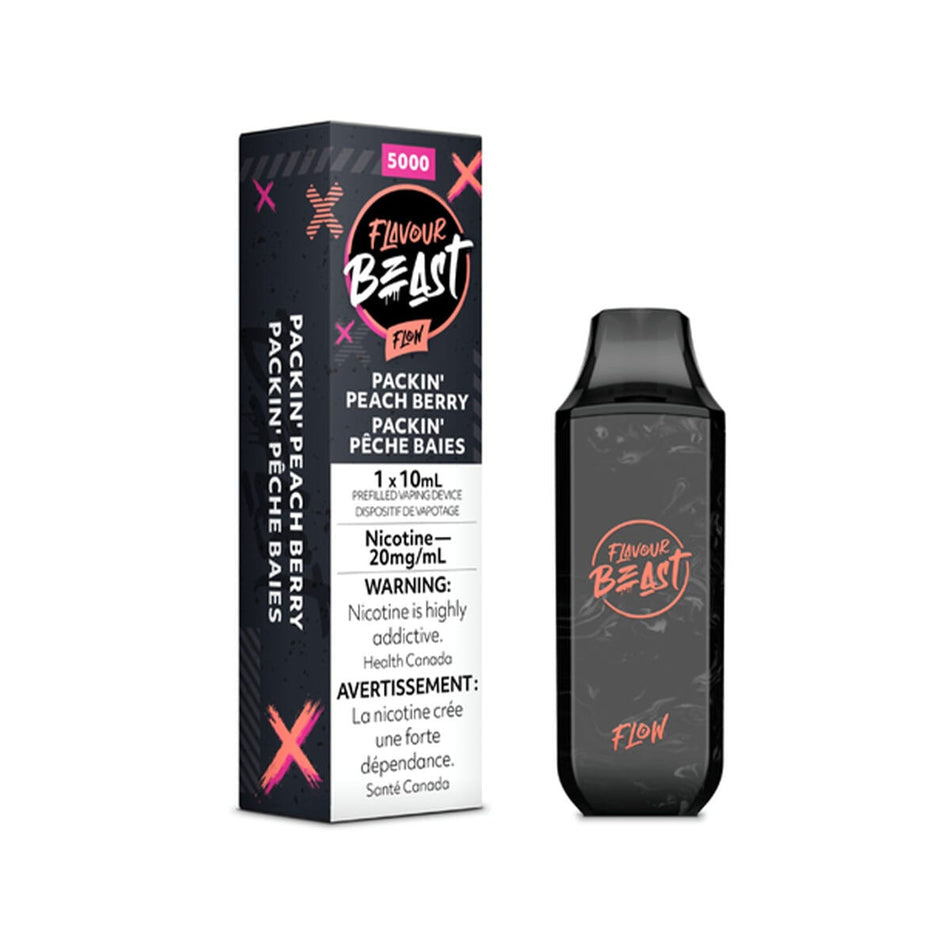 Flavour Beast Flow Packin Peach Berry Disposable Vape Pen Disposable Flavour Beast