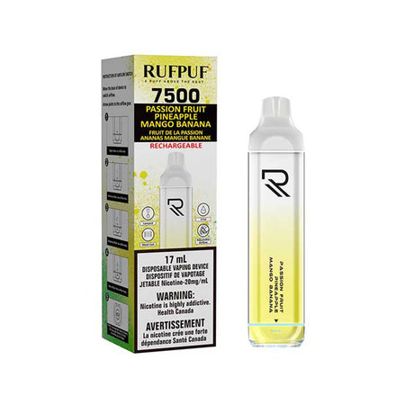 Gcore RUFPUF 7500 Passion Fruit Pineapple Mango Banana Disposable Vape Pen Disposable Gcore RUFPUF 7500
