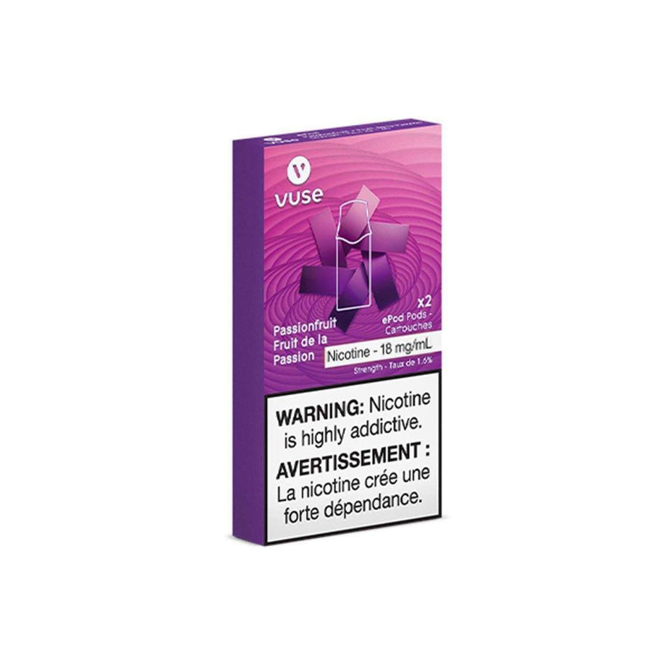 Vuse Passionfruit Vape Pods Pre-filled Pod Vuse