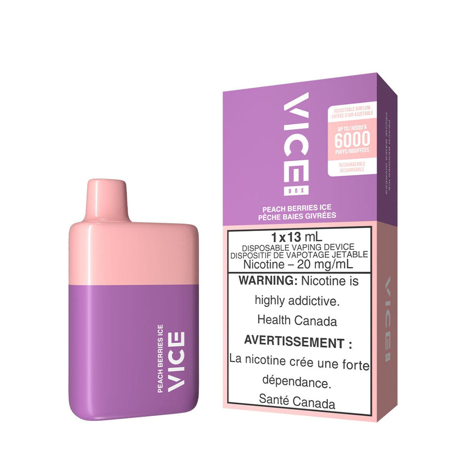 Vice Box Peach Berries Ice Disposable Vape Pen Disposable Vice Box