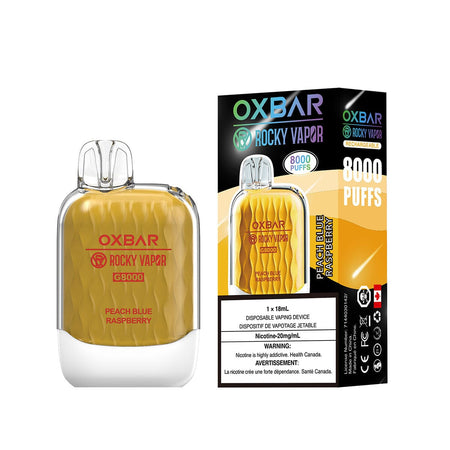 OXBAR G8000 Peach Blue Raspberry Disposable Vape Pen Disposable Oxbar