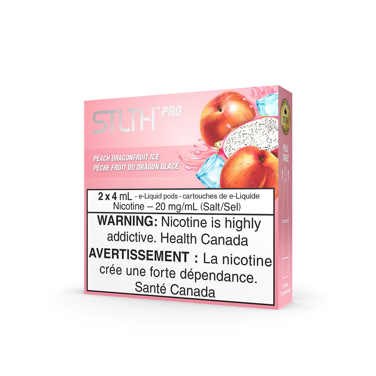 STLTH Pro Peach Dragonfruit Ice Vape Pods Pre-Filled Pod STLTH