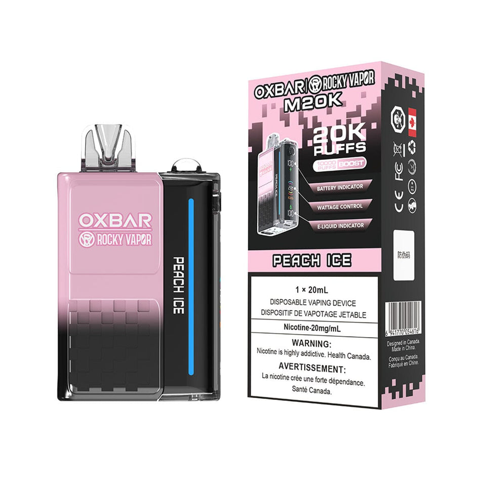 Oxbar M20K Peach Ice Disposable Vape Disposable Oxbar