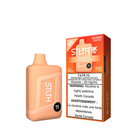 STLTH 8K Pro Peach Mango Ice Disposable Vape Pen Disposable STLTH
