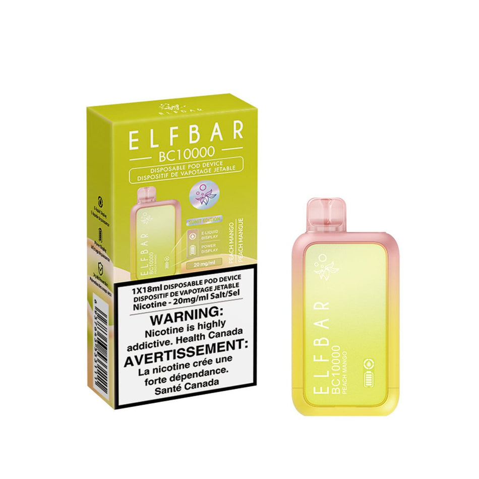 Elf Bar BC10K Peach Mango Disposable Vape Pen Disposable Elf Bar