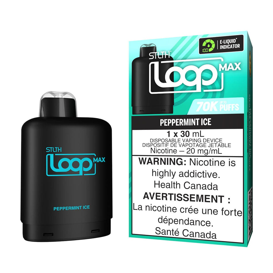 STLTH Loop MAX Peppermint Ice Disposable Vape Pod Disposable STLTH