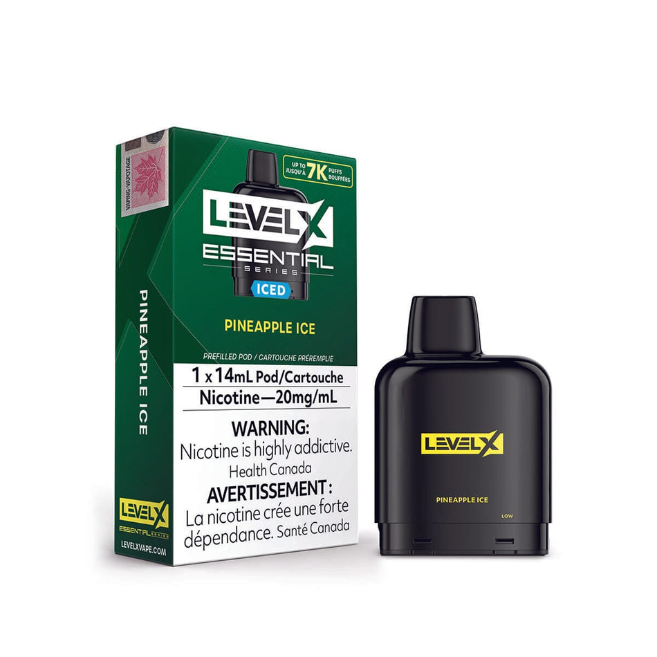 Level X Essential Series Pineapple Ice Disposable Vape Pod Disposable Level X