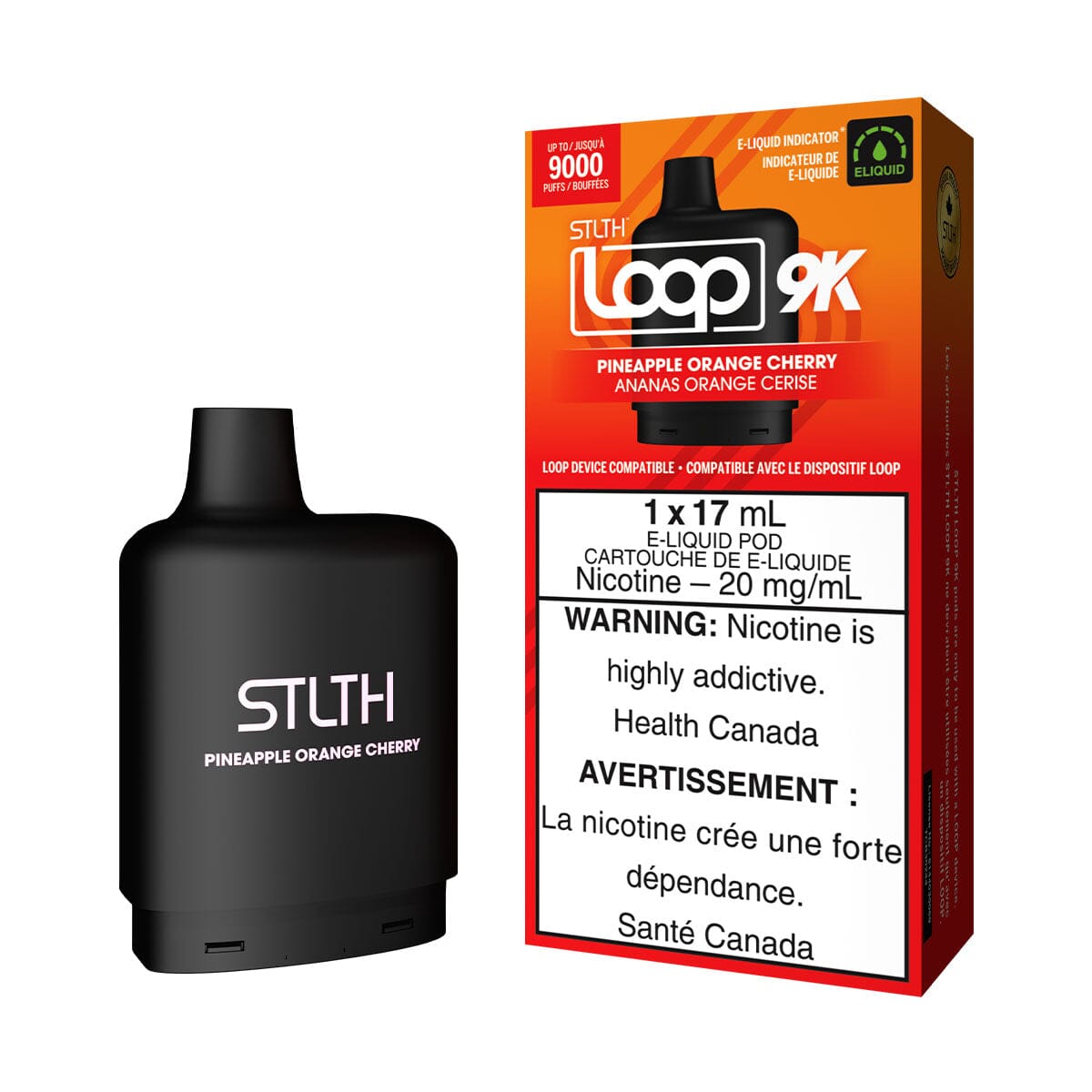 STLTH Loop 2 Pineapple Orange Cherry Disposable Vape Pod Disposable Loop 2