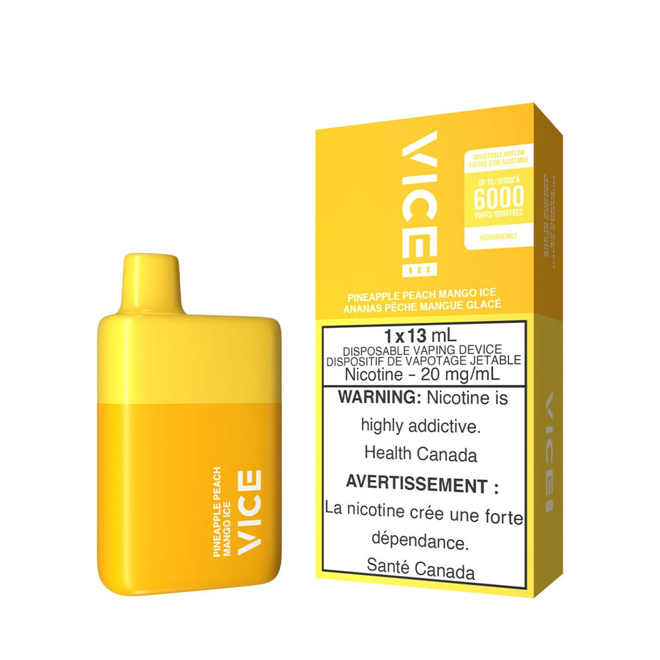 Vice Box Pineapple Peach Mango Ice Disposable Vape Pen Disposable Vice Box