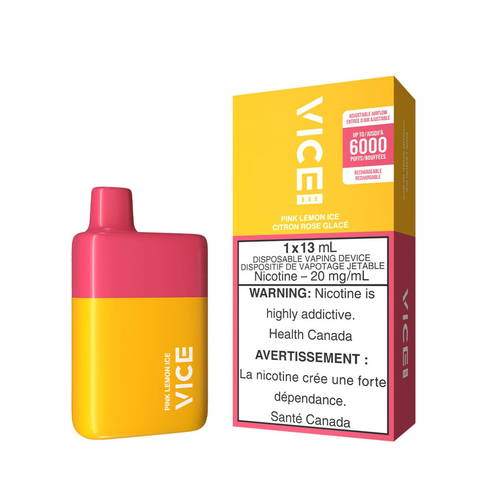Vice Box Pink Lemon Ice Disposable Vape Pen Disposable Vice Box