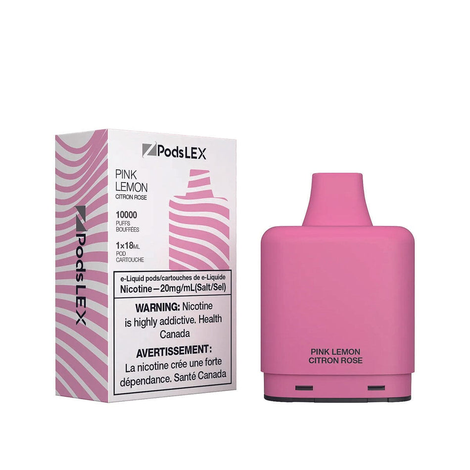 Z Pods LEX Pink Lemon Disposable Vape Pod Disposable Z Pods