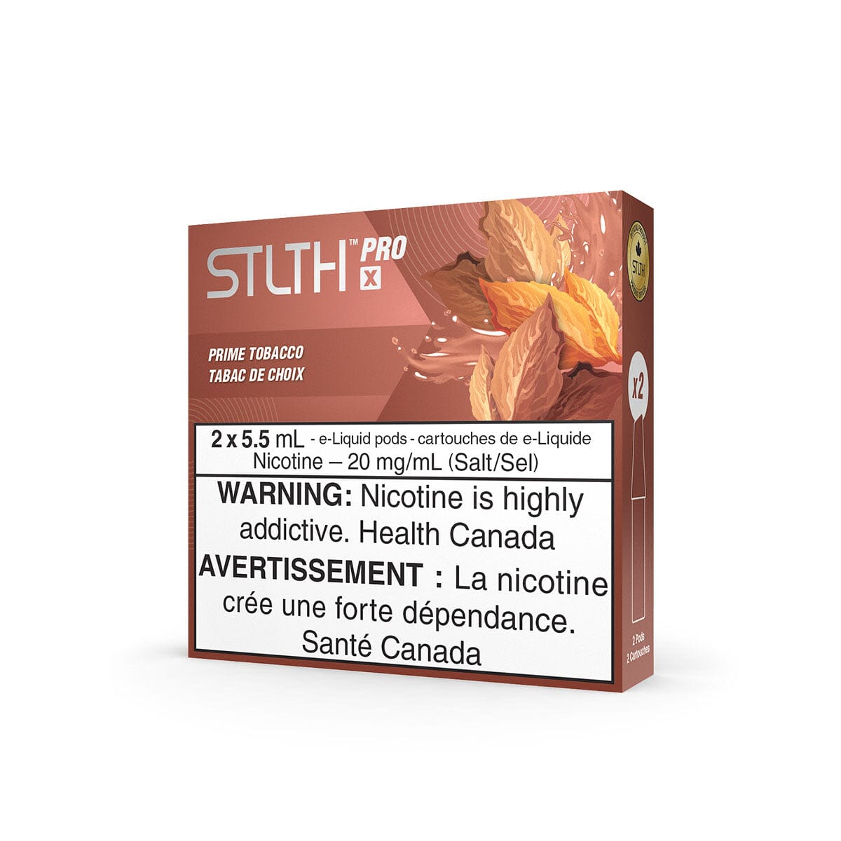 STLTH Pro X Prime Tobacco Vape Pods Pre-Filled Pod STLTH