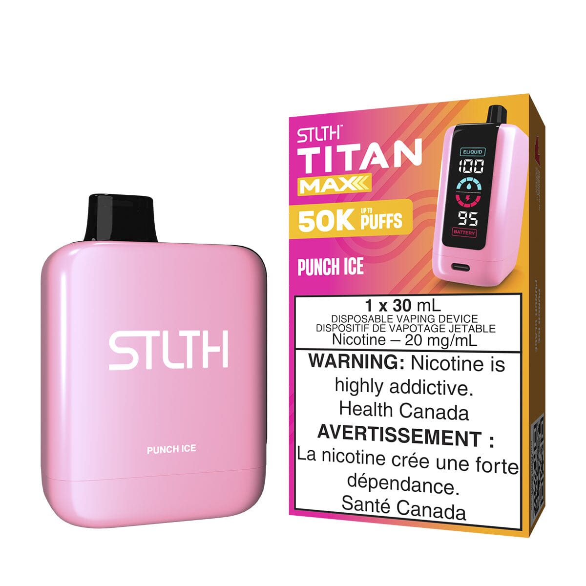 STLTH Titan Max Punch Ice Disposable Vape Disposable STLTH