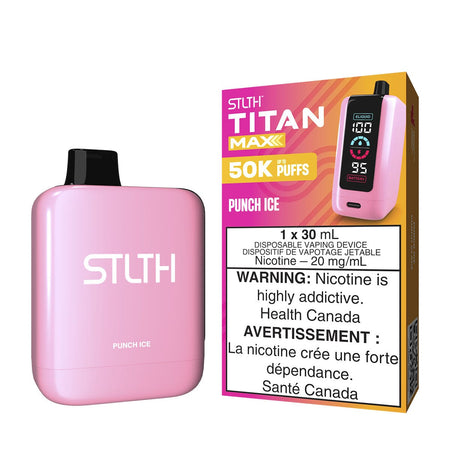 STLTH Titan Max Punch Ice Disposable Vape Disposable STLTH