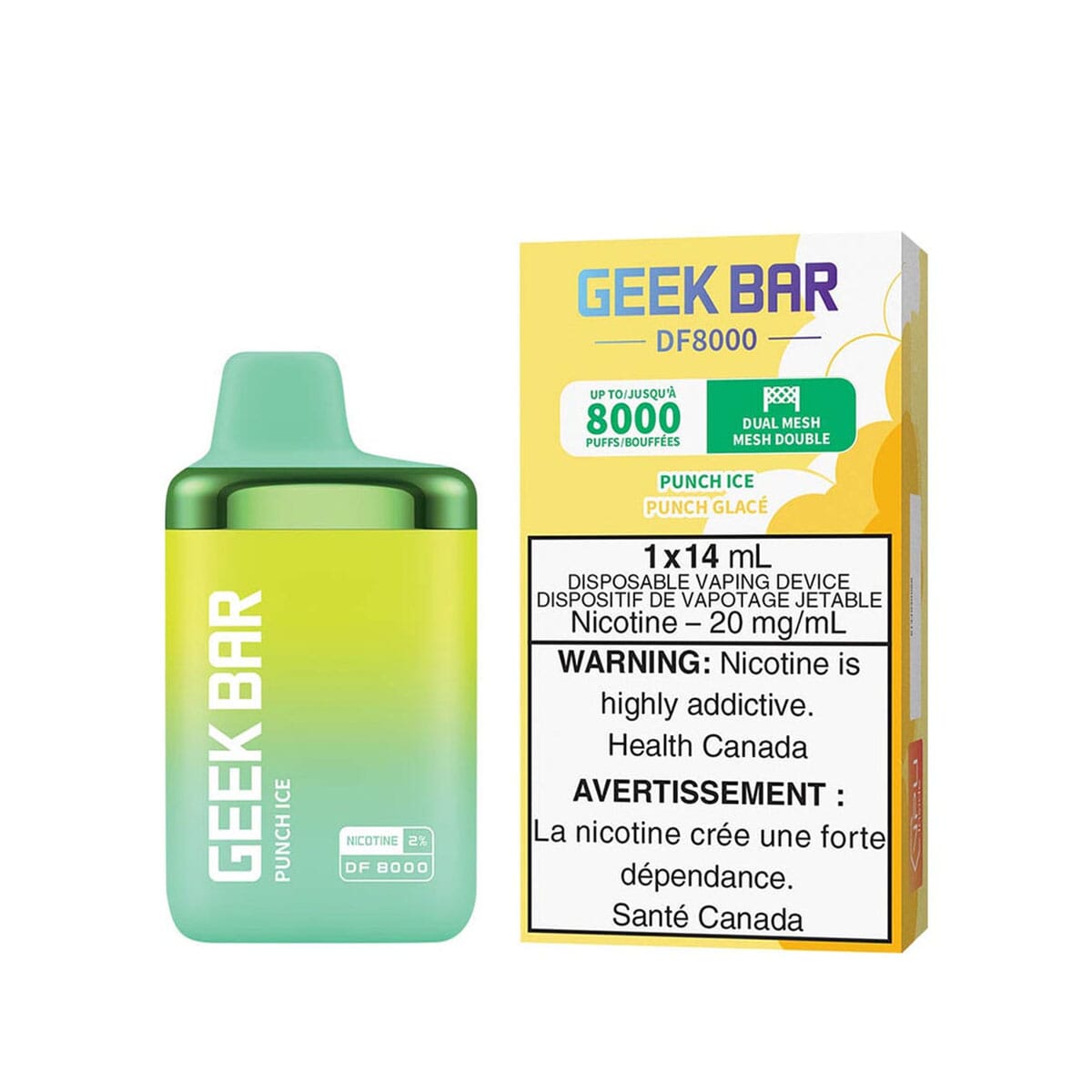Geek Bar DF8000 Punch Ice Disposable Vape Disposable Geek Bar