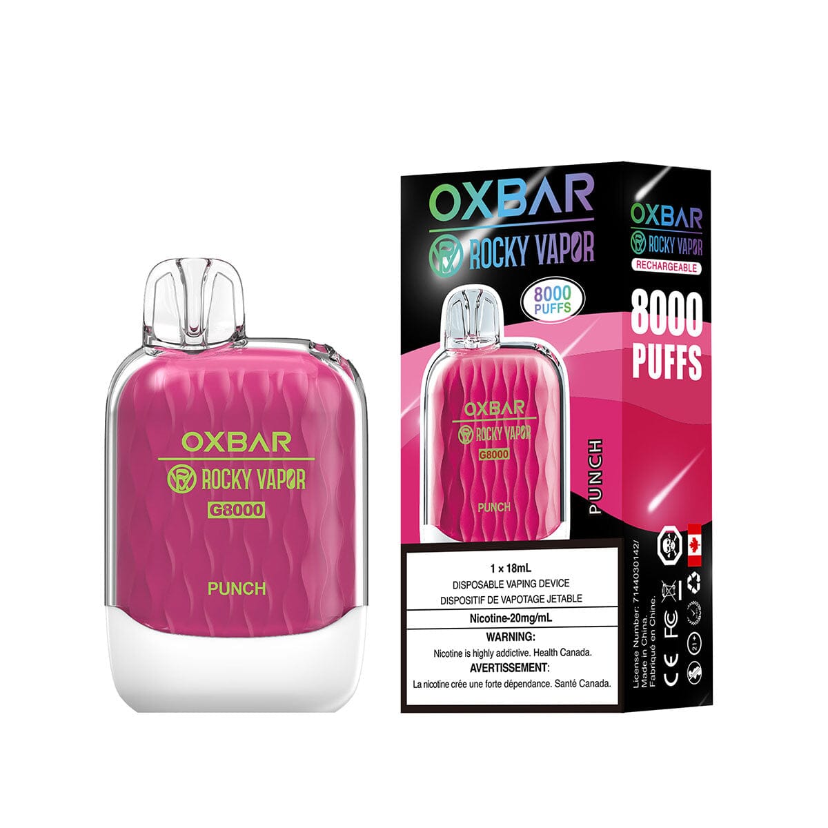 OXBAR G8000 Punch Disposable Vape Pen Disposable Oxbar