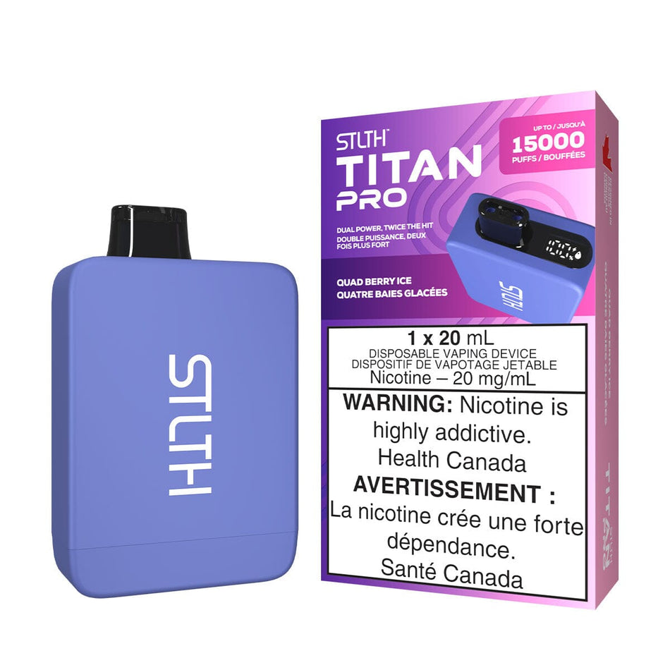 STLTH Titan Pro Quad Berry Ice Disposable Vape Disposable STLTH