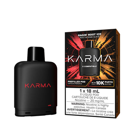 Level X Karma Ragin' Root Ice Disposable Vape Pod Disposable Level X