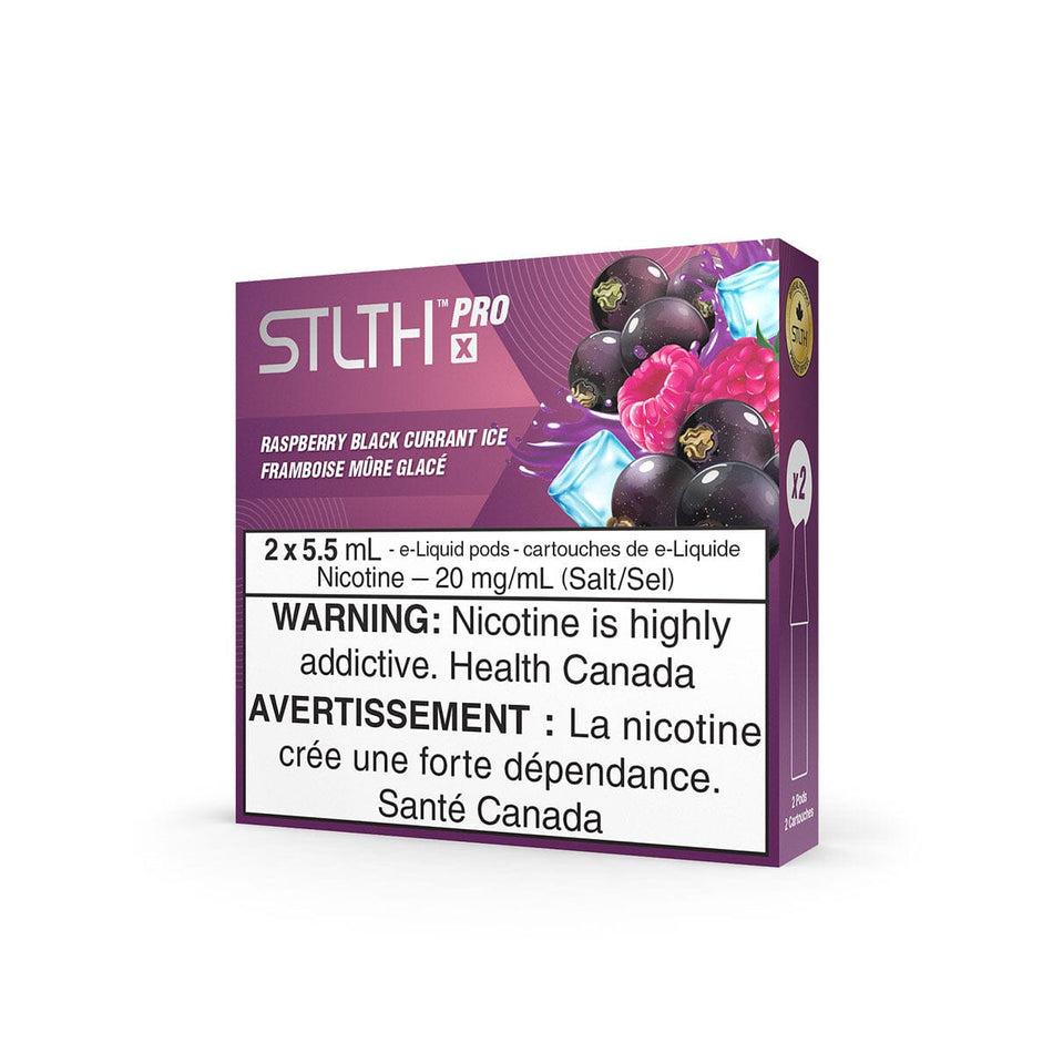 STLTH Pro X Raspberry Black Currant Ice Vape Pods Pre-Filled Pod STLTH