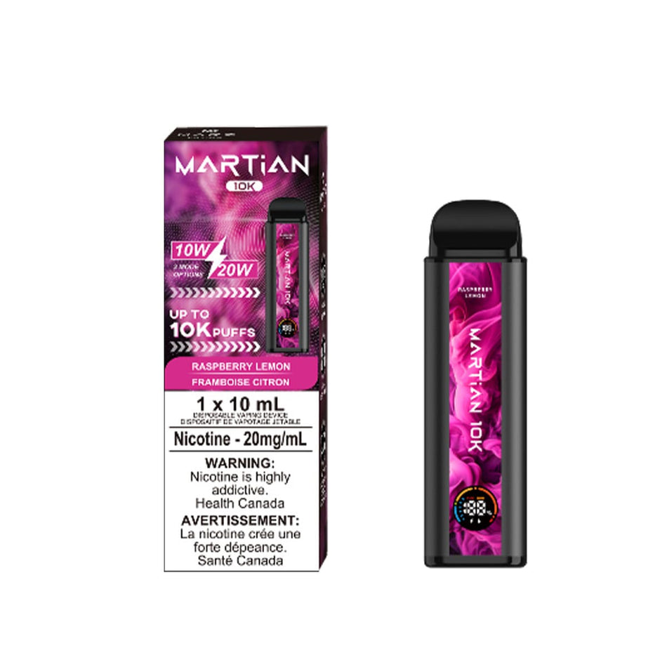 Marz Martian 10K Raspberry Lemon Disposable Vape Pen Disposable Marz