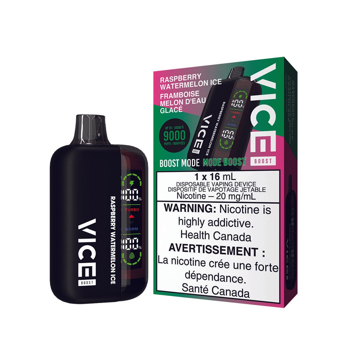 Vice Boost Raspberry Watermelon Ice Disposable Vape Pen Disposable Vice