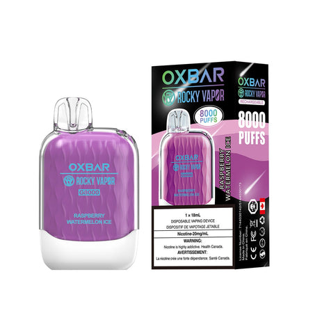 Oxbar G8000 Raspberry Watermelon Ice Disposable Vape Pen Disposable Oxbar