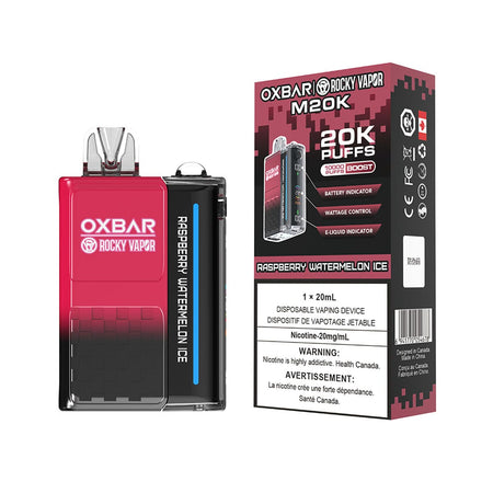 Oxbar M20K Raspberry Watermelon Ice Disposable Vape Disposable Oxbar