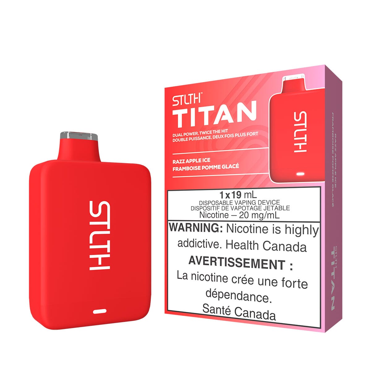 STLTH Titan Razz Apple Ice Disposable Vape Pen Disposable STLTH