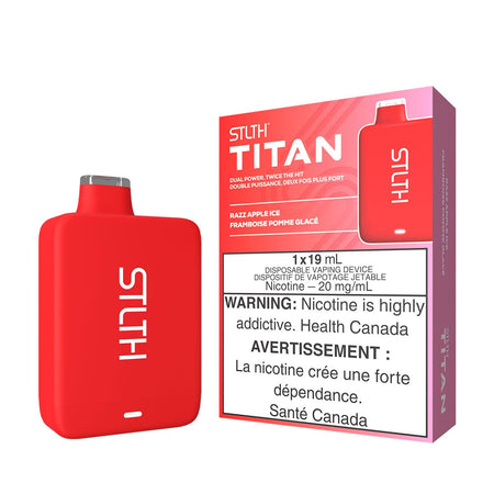 STLTH Titan Razz Apple Ice Disposable Vape Pen Disposable STLTH