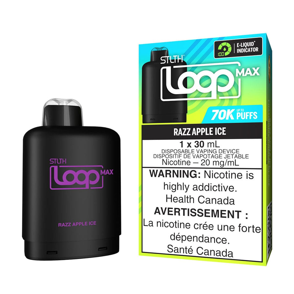 STLTH Loop MAX Razz Apple Ice Disposable Vape Pod Disposable STLTH