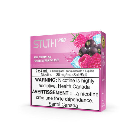 STLTH Pro Razz Currant Ice Vape Pods Pre-Filled Pod STLTH