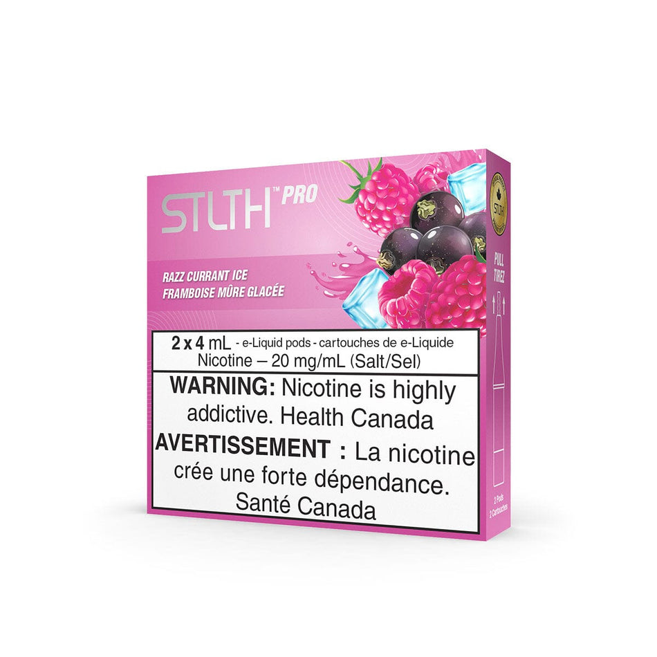 STLTH Pro Razz Currant Ice Vape Pods Pre-Filled Pod STLTH