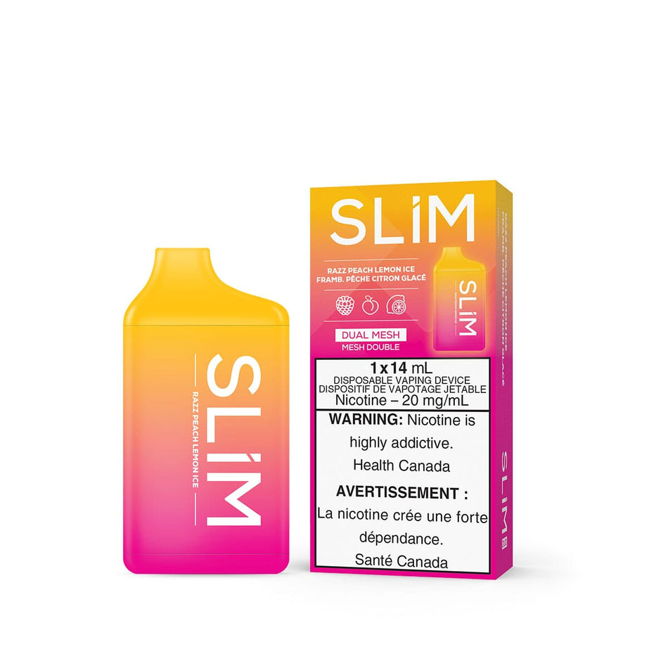 Slim 7500 Razz Peach Lemon Ice Disposable Vape Pen Disposable Slim 7500