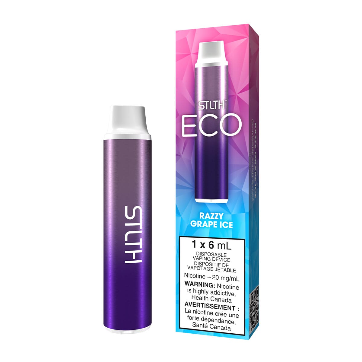 STLTH ECO Razzy Grape Ice Disposable Vape Pen Disposable STLTH