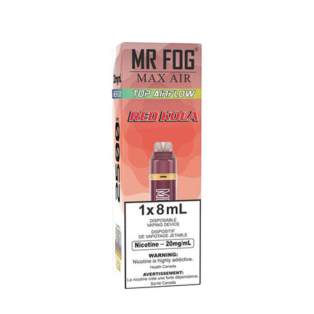 Mr. Fog Max Air Red Classic Disposable Vape Pen Disposable Mr. Fog Max Air