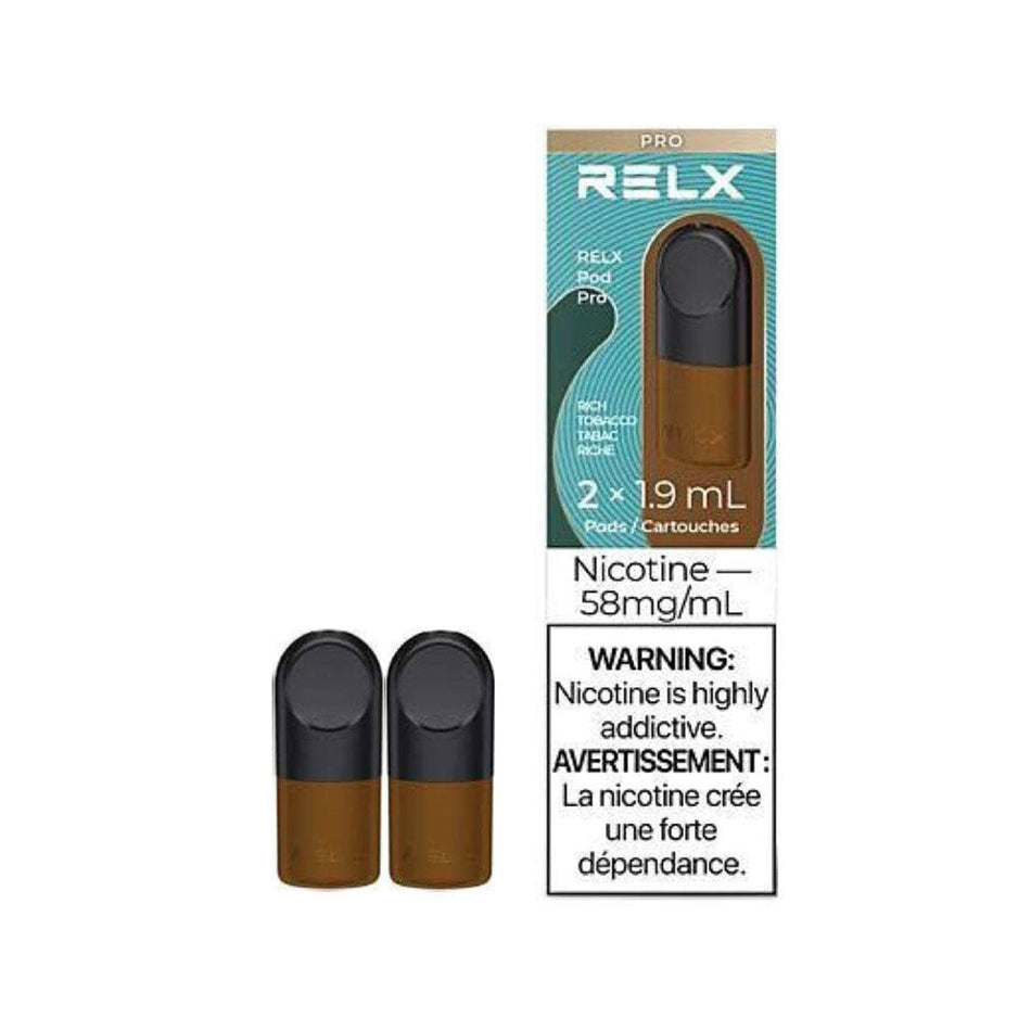 Relx Pod Pro Rich Tobacco Vape Pods Pre-filled Pod Relx Pod Pro