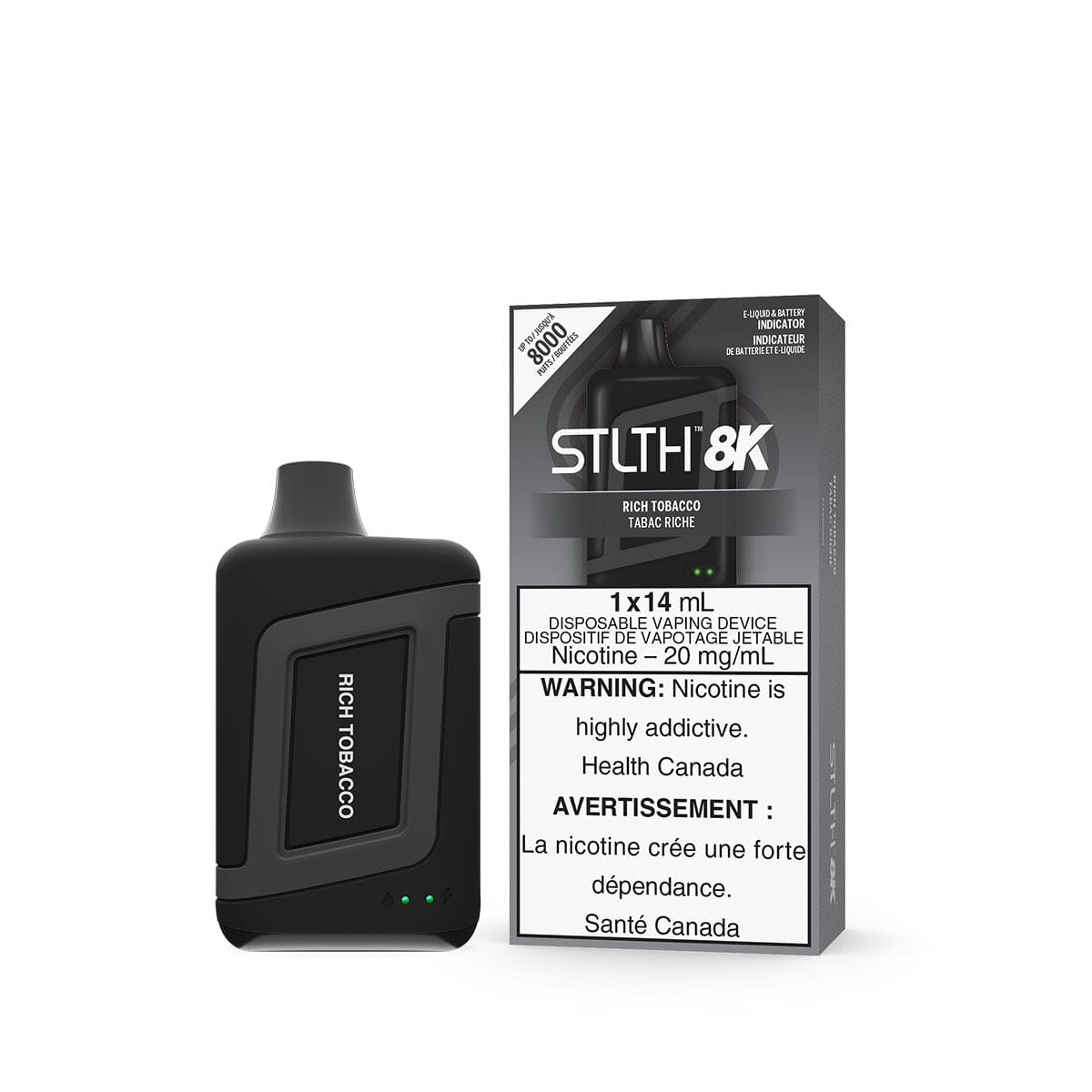 STLTH 8K Rich Tobacco Disposable Vape | VapeMeet
